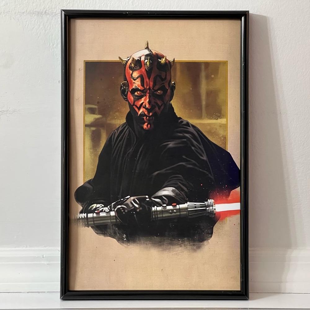 Star Wars The Phantom Menace Darth Maul Movie Poster